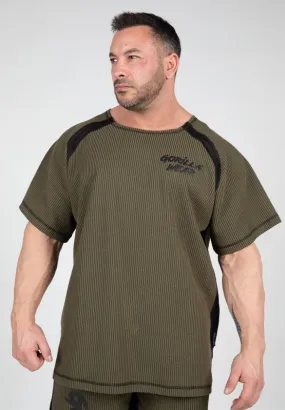 Augustine Old School Workout Top - Army Green - 2XL/3XL