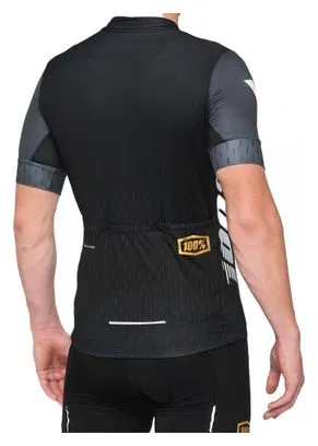 Exceeda Jersey Korte Mouw 100% Zwart / Grijs