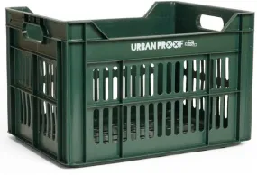 Gerecyclede fietskrat Urban Proof 30 liter 40 x 30 x 25cm - Forest Green