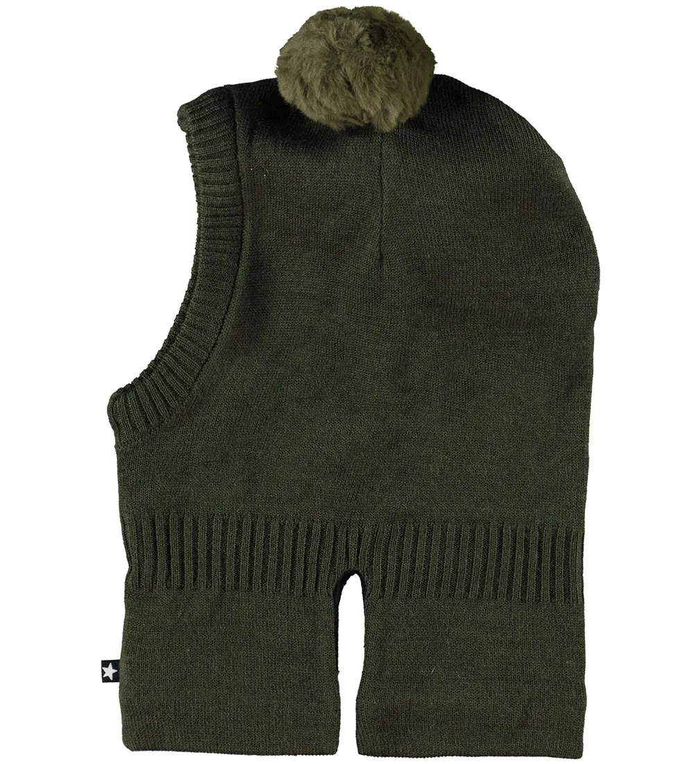 Molo Bivakmuts - 2-lag - Kado - Wol/Acryl - Dusty Green