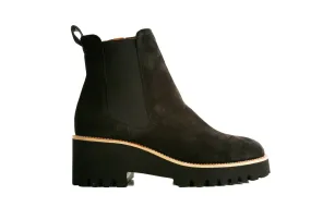 PAUL GREEN DAMES BOOTS ZWART 8117-014 SOFT SUEDE BLACK