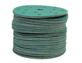 RODAC schuurschijven "green" 150mm - 7 gaten P500 (100 stuks)